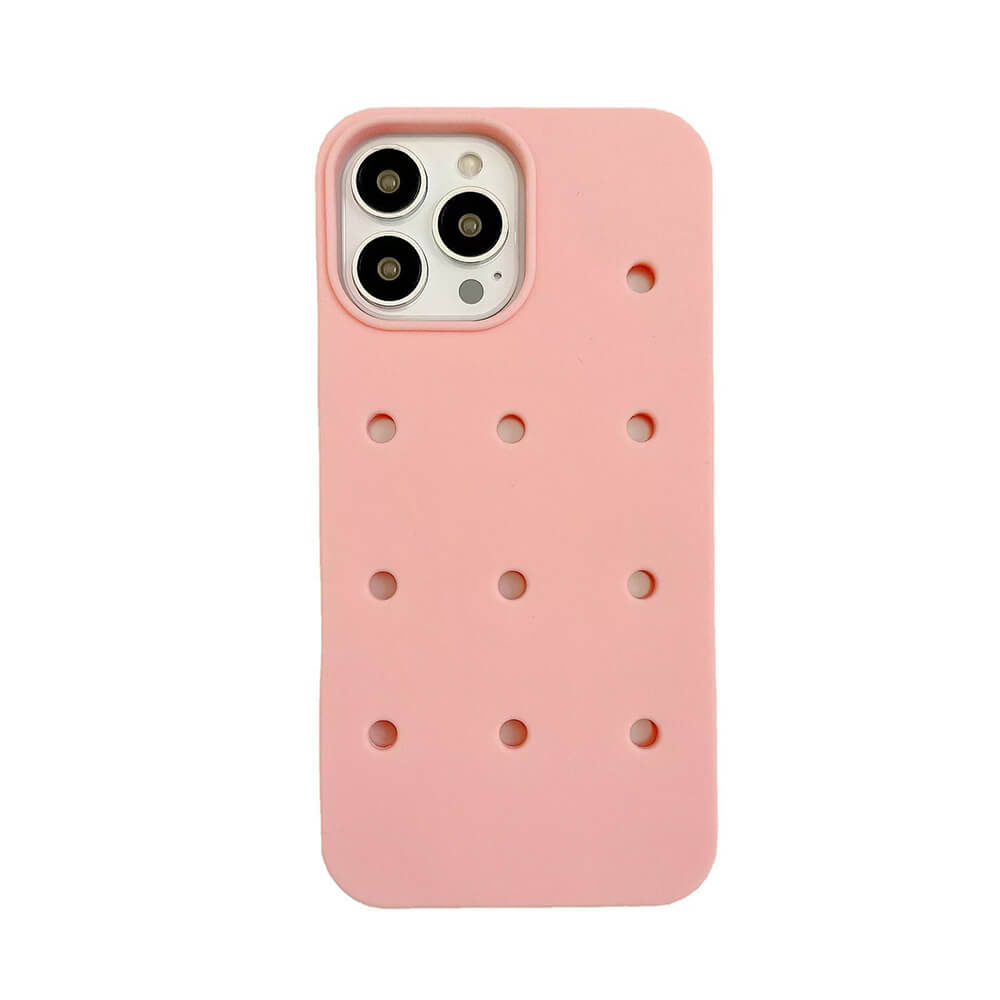 Customizable candy-colored silicone phone case
