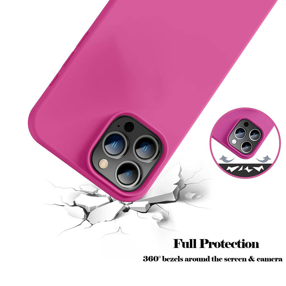 Candy Color Soft Liquid Silicone Case for iPhone