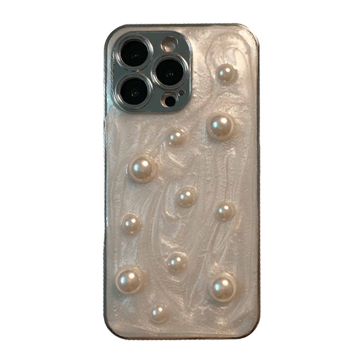 Retro 3D Embossed Pearl Textured Phone Case