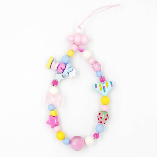 Colorful Candy Star Love Phone Charm