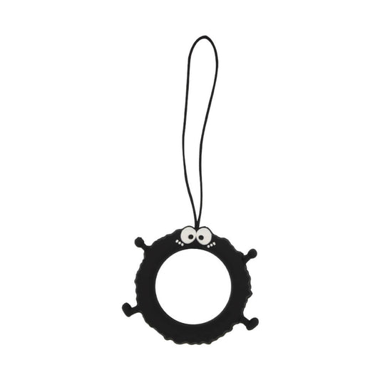 Little Coal Cartoon Silicone Phone Ring Strap
