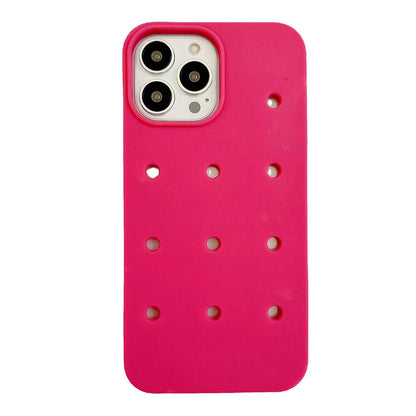 Customizable candy-colored silicone phone case