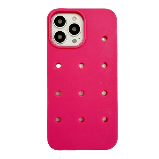 Customizable candy-colored silicone phone case